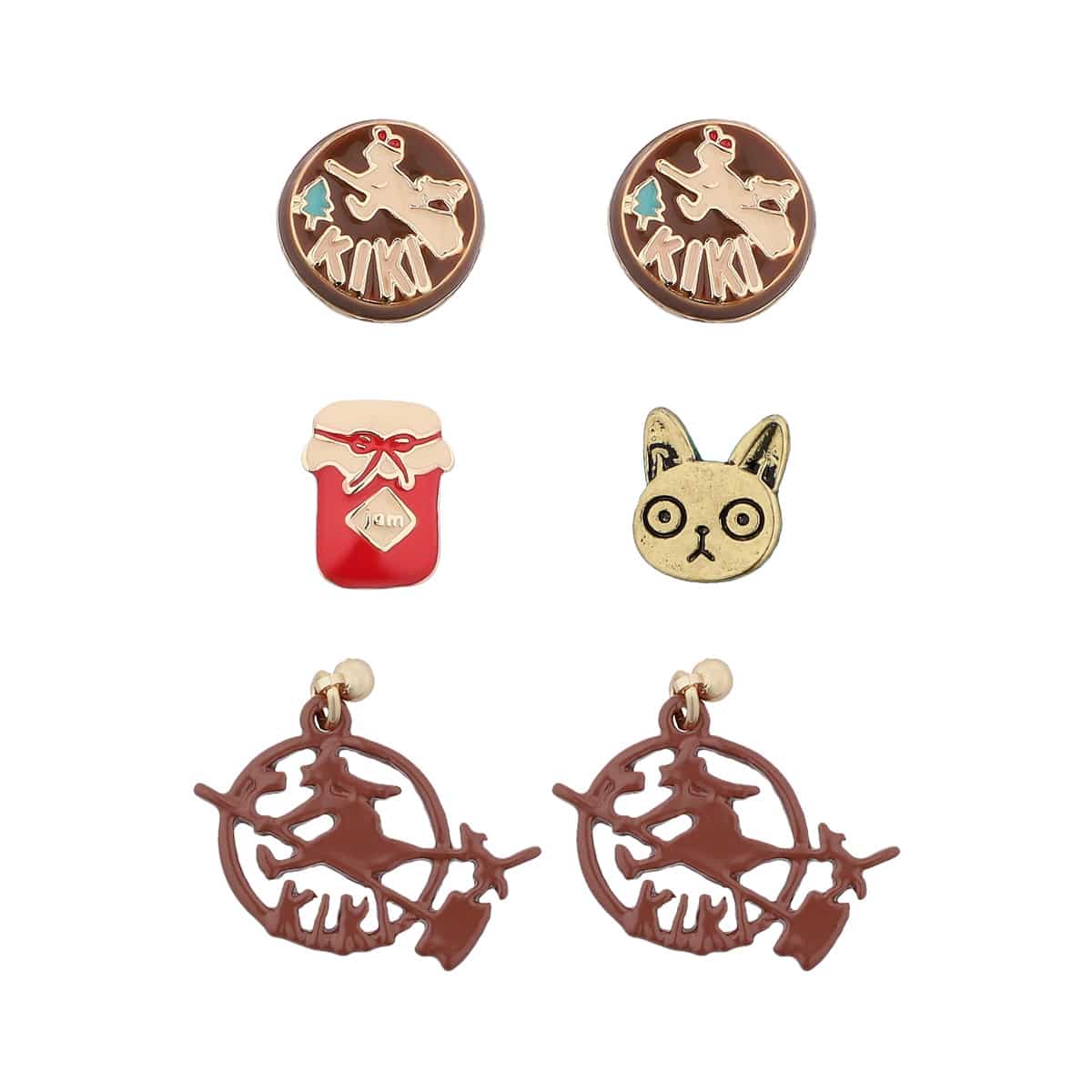 Kiki's Delivery Service 6 Pieces Set Earrings