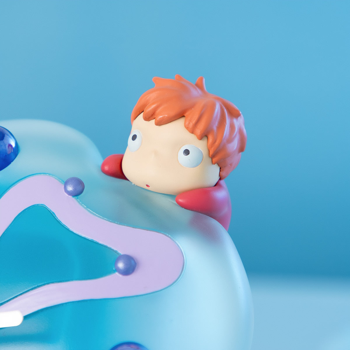Ponyo on the Cliff - Ponyo's Jellyfish Table Clock