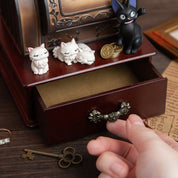 Kikis Delivery Service Music Box - Jiji & Lily and the children