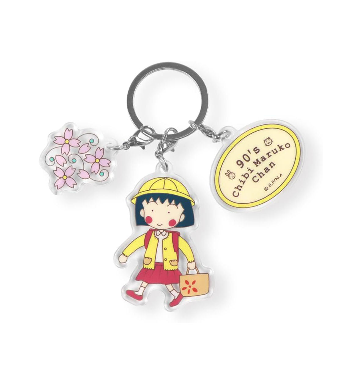 Chibi Maruko-Chan 3 Charms Keychain
