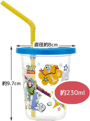 Toy Story Tumbler with Straw 230 ml - 3 Pieces