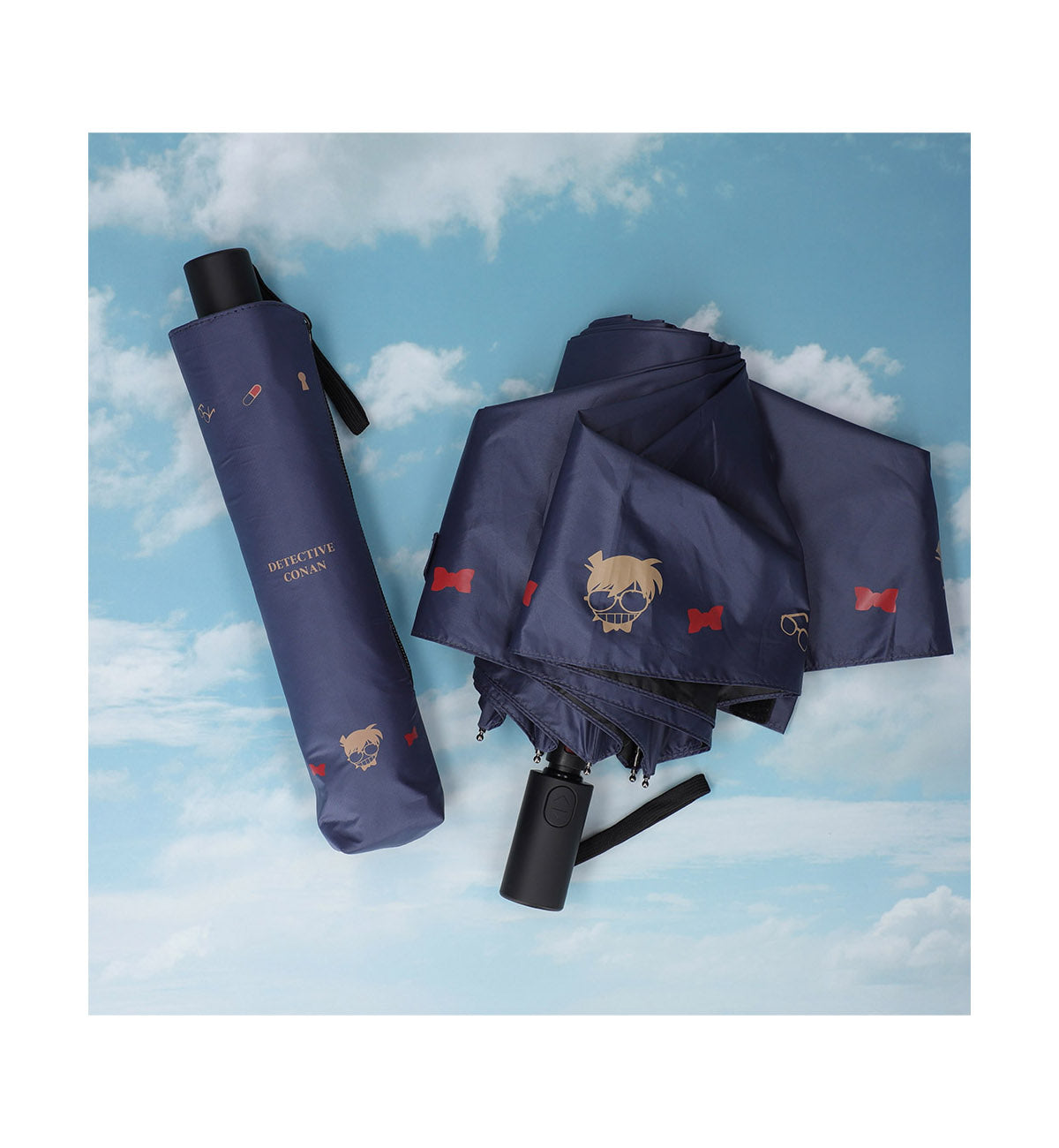 Detective Conan Folding Umbrella for Sun and Rain