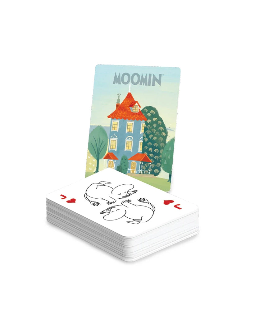The Moomin Valley Playing Card Can Case - Moomin house