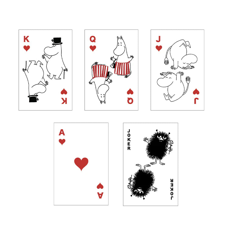 The Moomin Valley Playing Card Can Case - Moomin house
