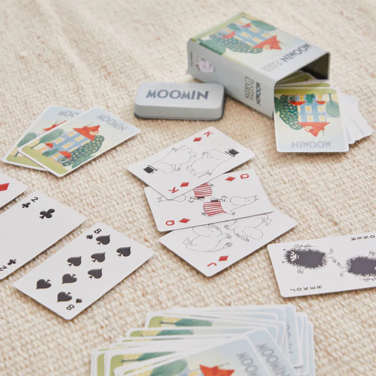 The Moomin Valley Playing Card Can Case - Moomin house