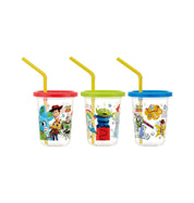 Toy Story Tumbler with Straw 230 ml - 3 Pieces