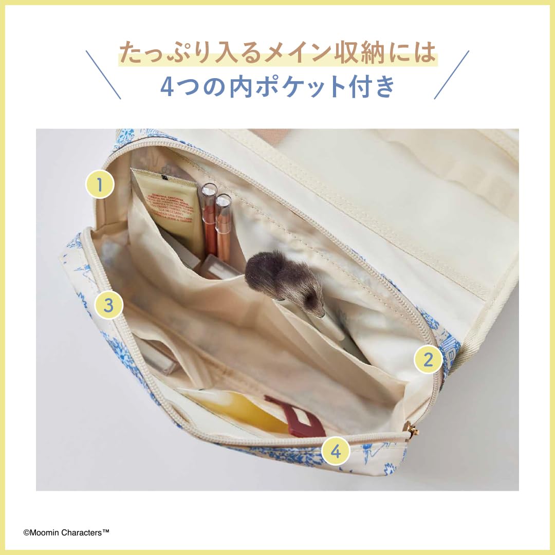 MOOMIN × kippis BIG storage pouch BOOK