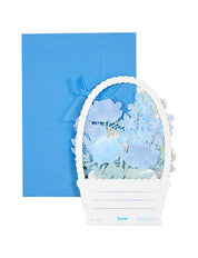 Sanrio Cinnamorol Flower Basket Greeting Card