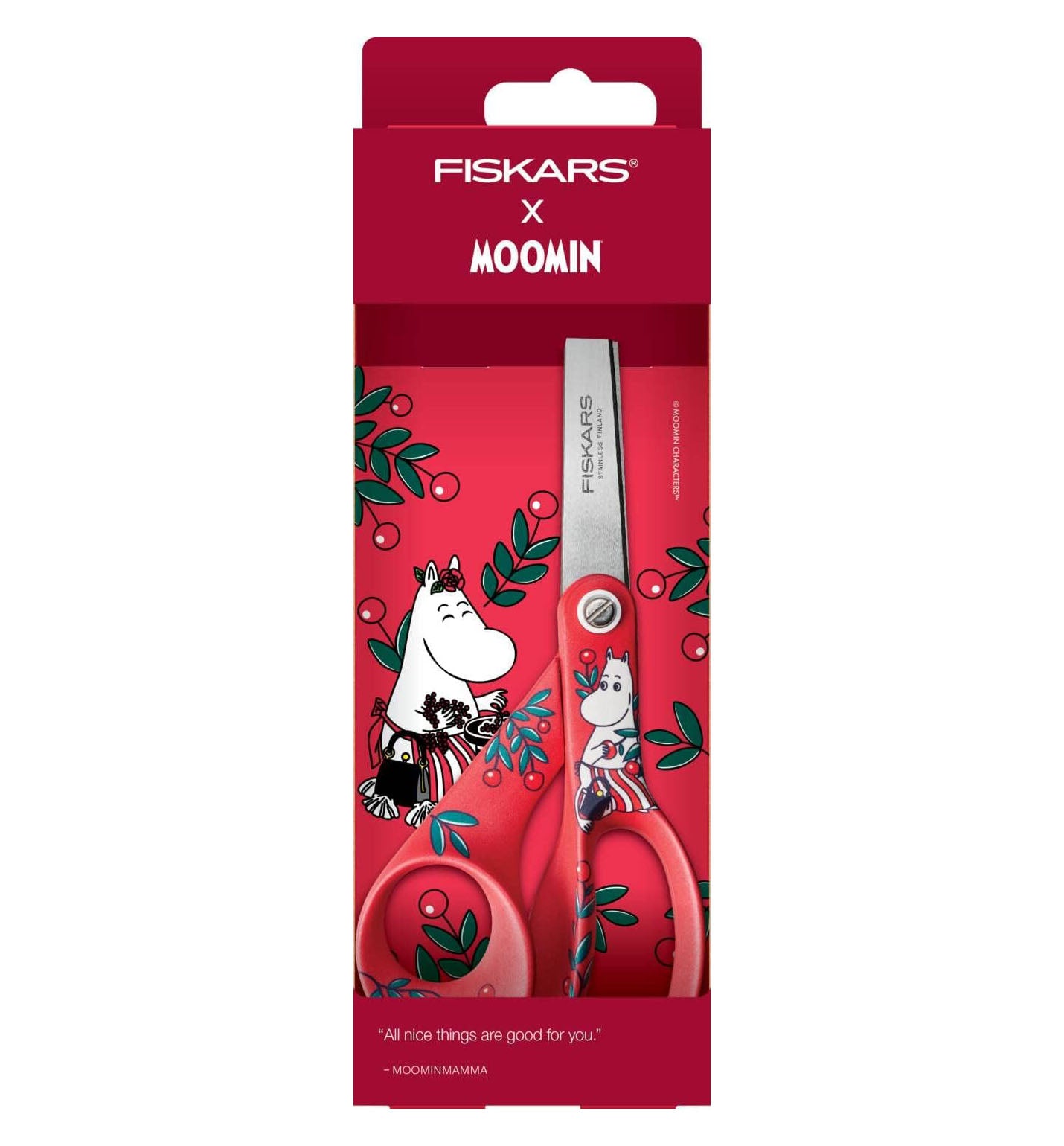 The moomin valley Fiskars Scissors - Red