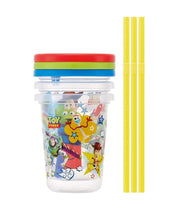 Toy Story Tumbler with Straw 230 ml - 3 Pieces