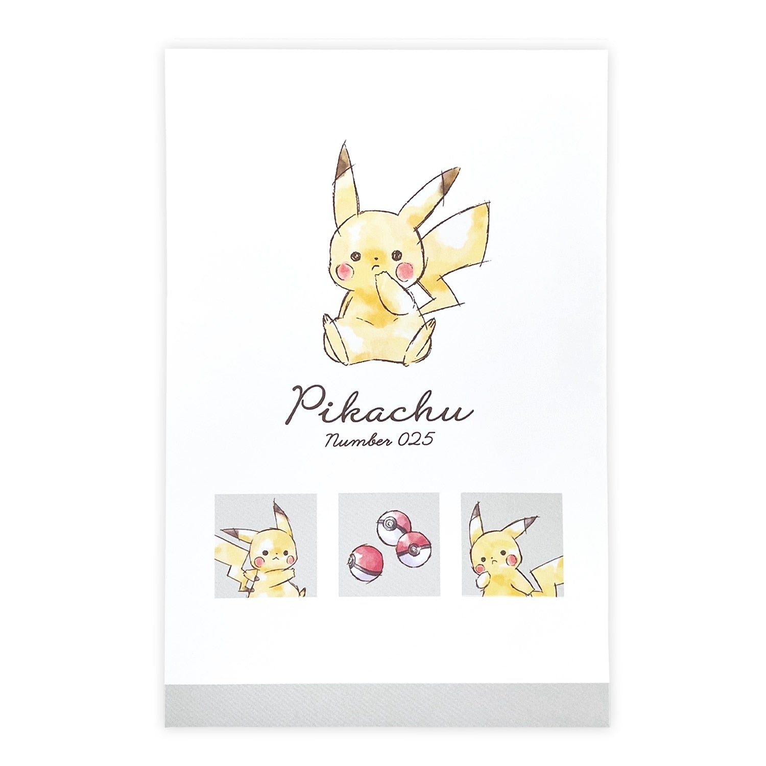 Pokémon Die-cut letter - Pikachu number025