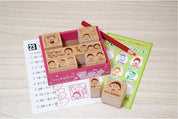 Chibi Maruko-chan Wooden Stamp