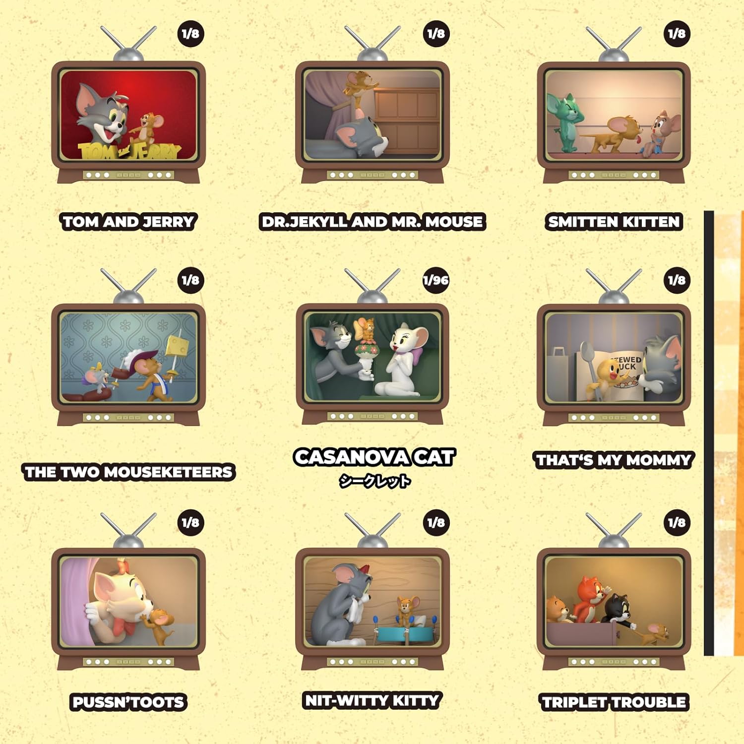 TOM and JERRY Classic Moments2 Blind Box