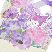 Sanrio Kuromi Flower Basket Greeting Card