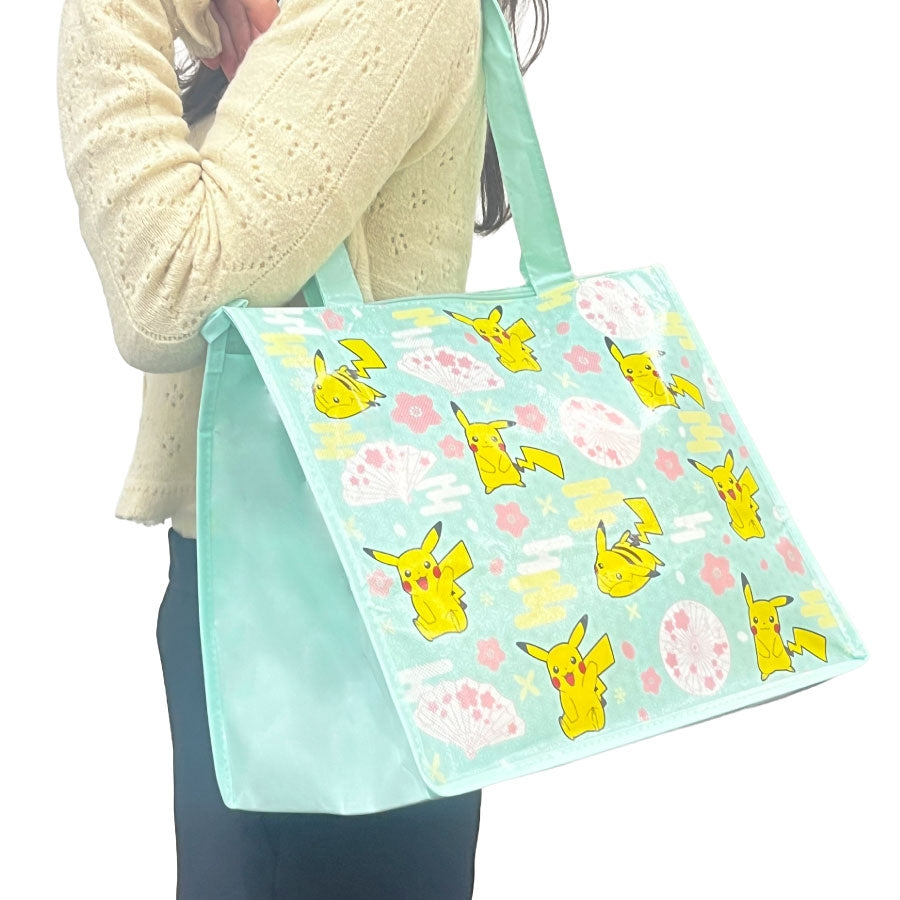 Pokémon Japanese Pattern Bag - Pastel Pikachu