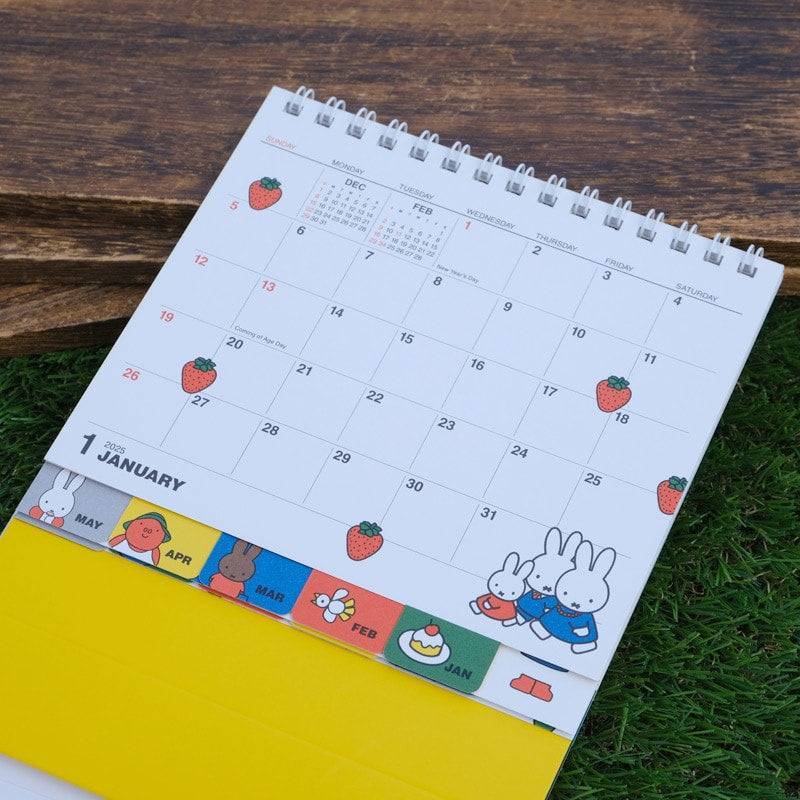 2025 Reversible Desk Calendar - miffy