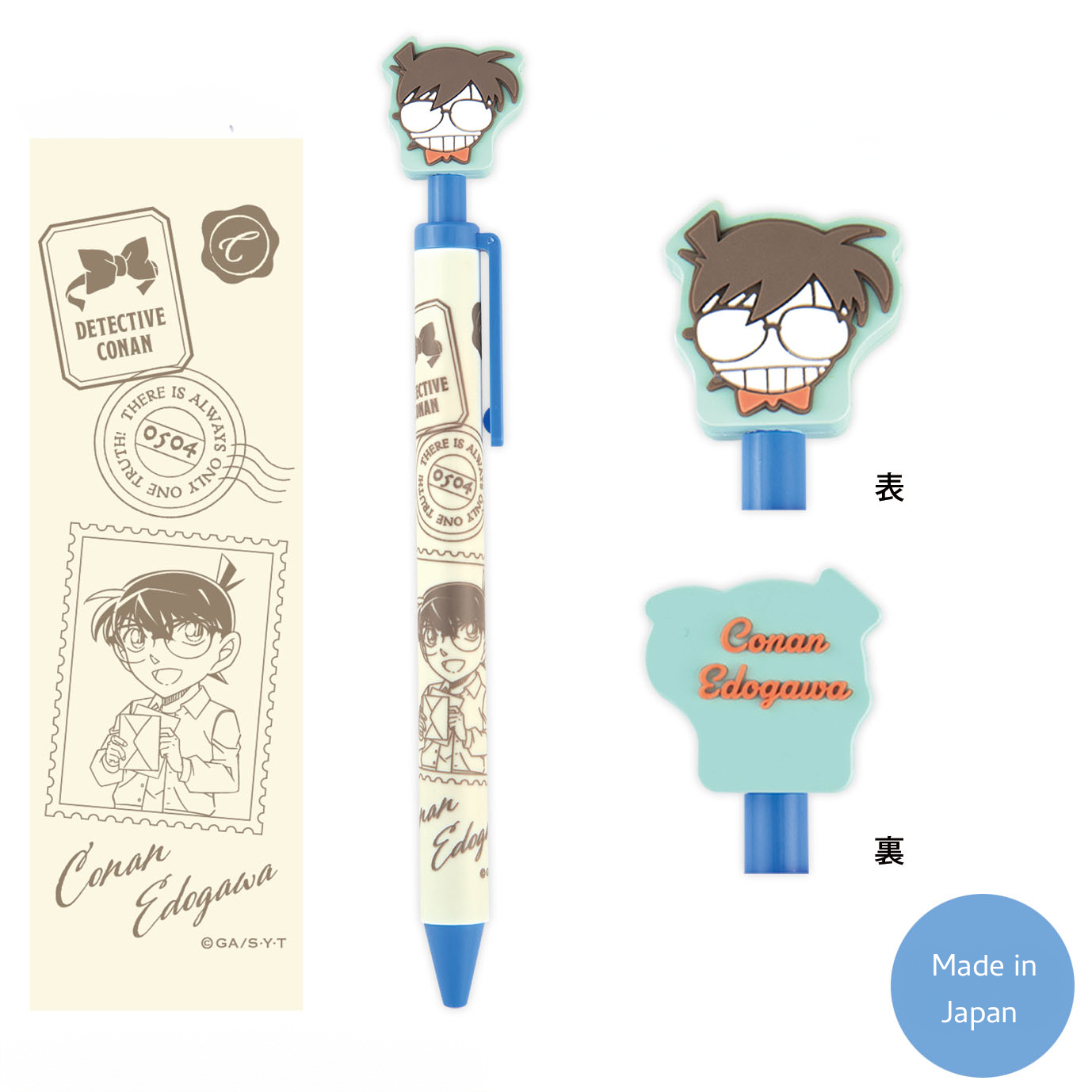 Detective Conan Ballpoint pen with mascot