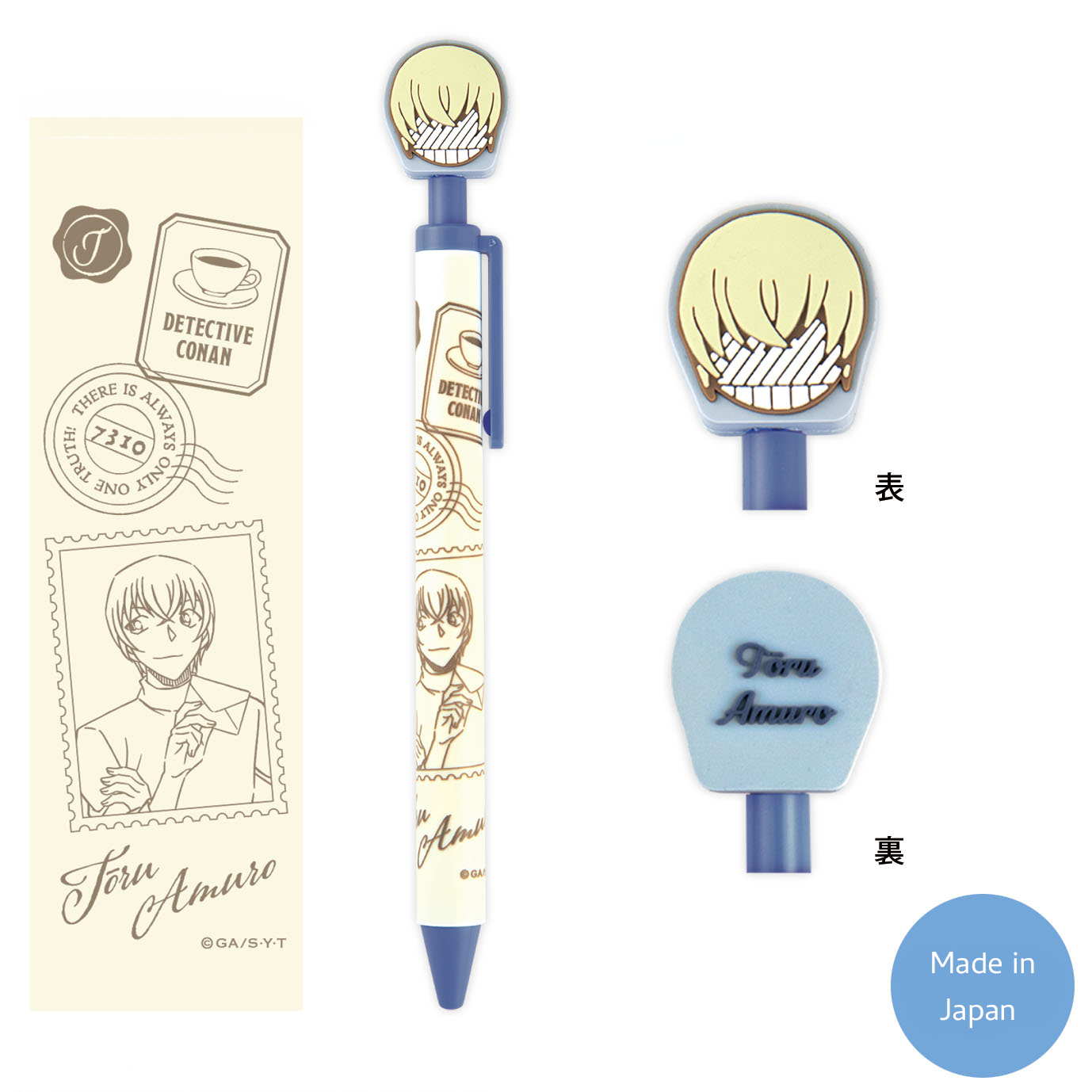 Detective Conan Ballpoint pen with mascot