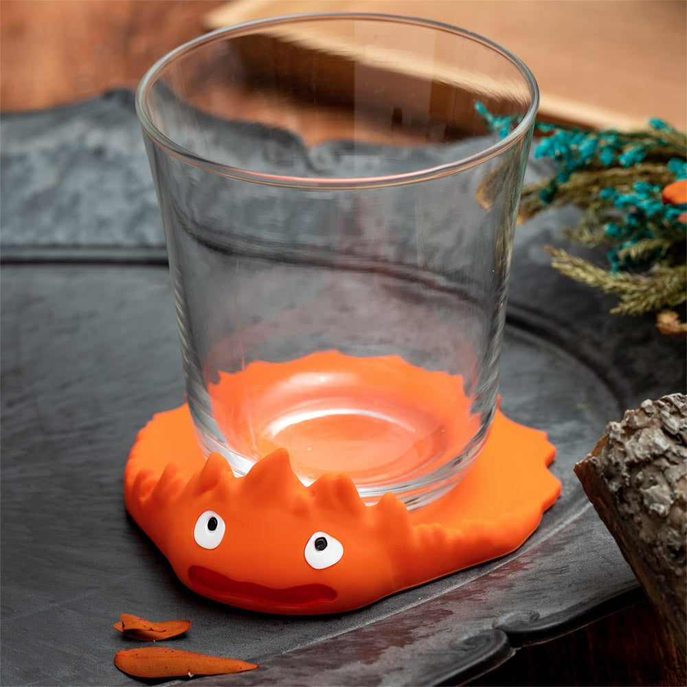 Howl's Moving Castle Calcifer Coaster