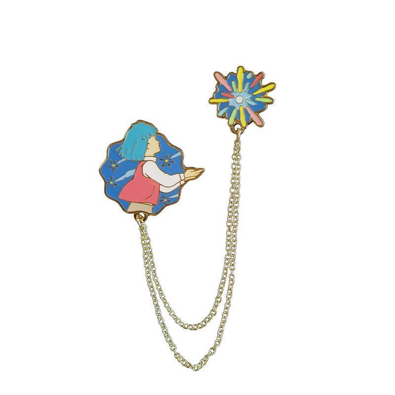 Howl's Moving Castle Brooch Pin
