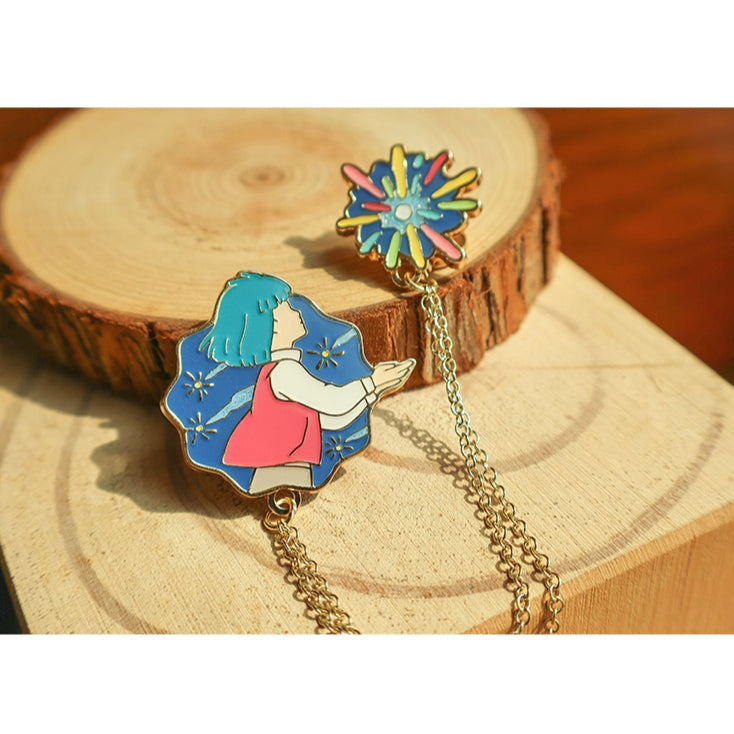 Howl's Moving Castle Brooch Pin