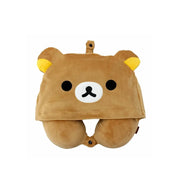Rilakkuma Hooded Neck Pillow