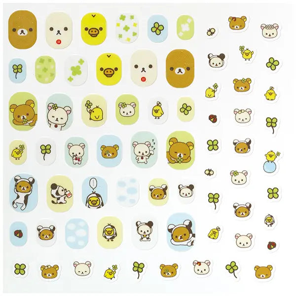 Rilakkuma Nail Stickers - A