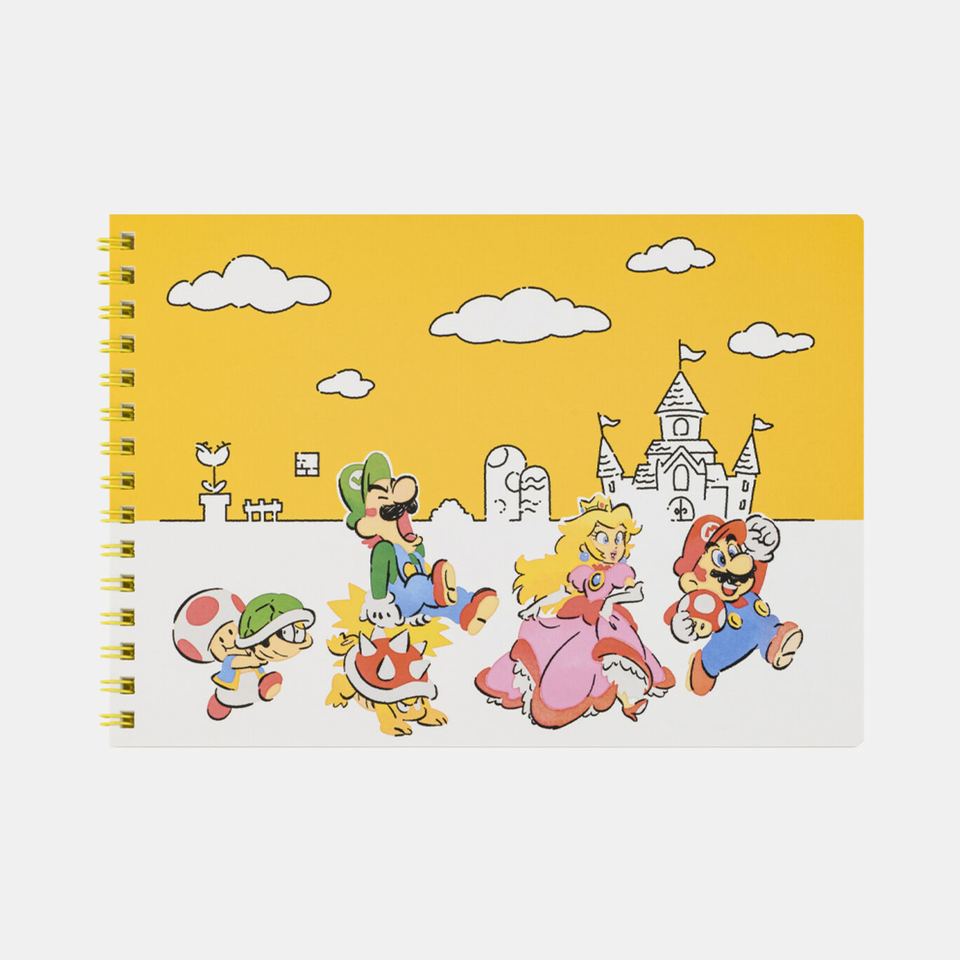 A5 Ring Notebook Super Mario Family Life