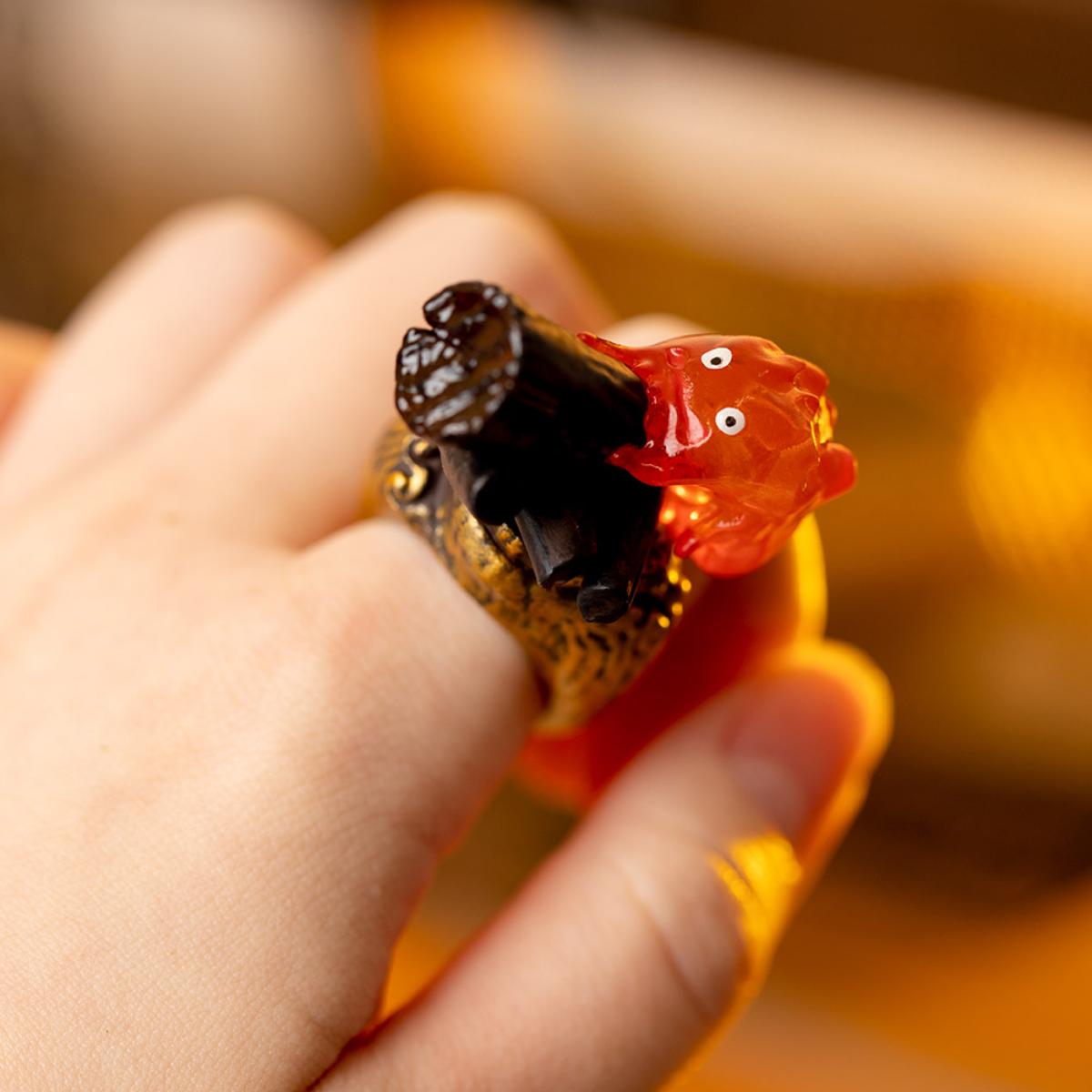 Howl's Moving Castle Calcifer KAZARING - single blind box