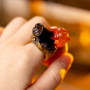Howl's Moving Castle Calcifer KAZARING - single blind box