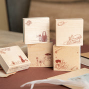 Howl's Moving Castle Wood Rubber Stamp