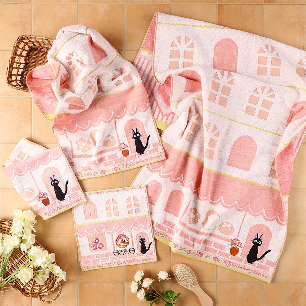 Kiki's Delivery Service "Street Corner" Bath Towel
