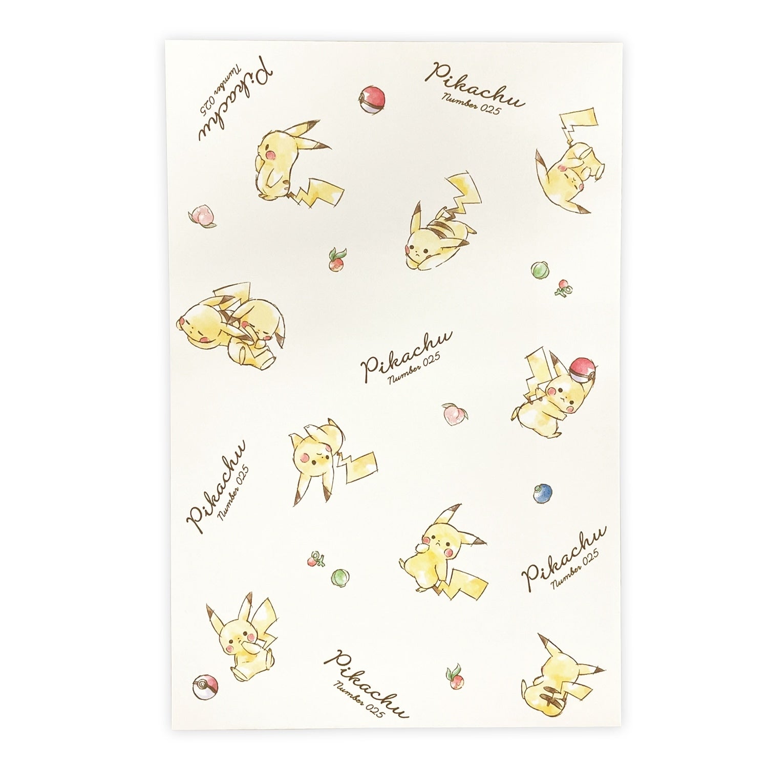 Pokémon Die-cut letter - Pikachu number025