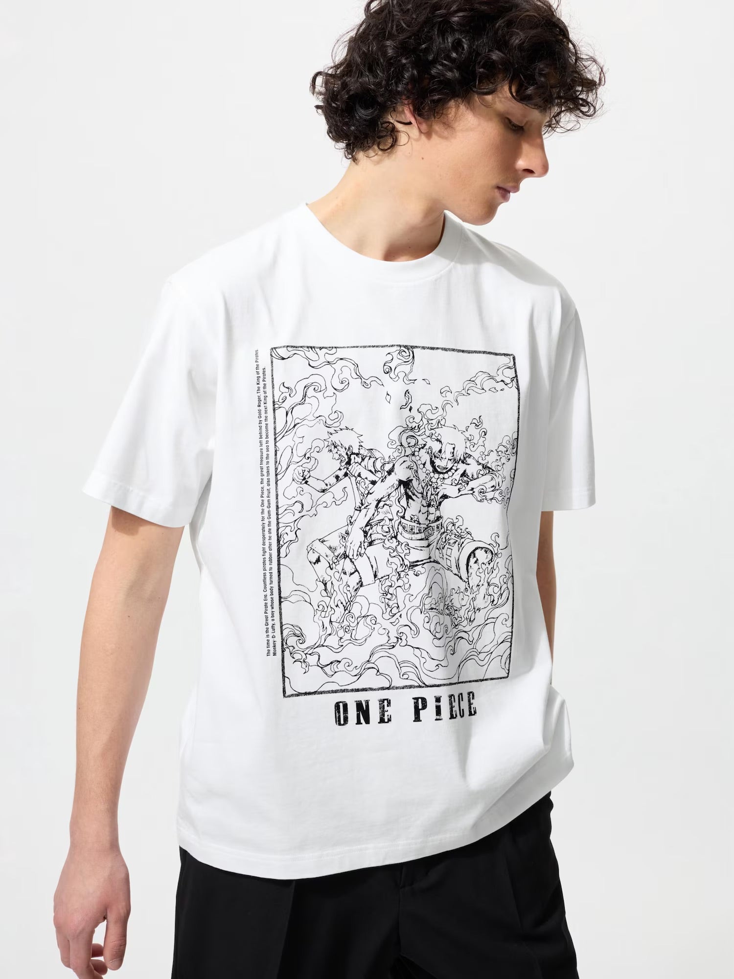 One Piece white t-shirt