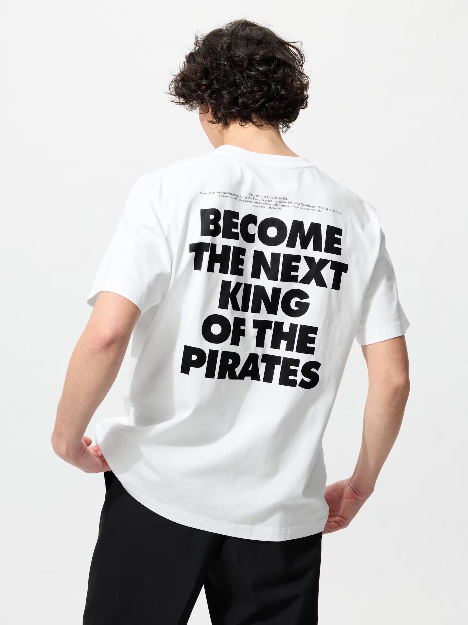 One Piece white t-shirt