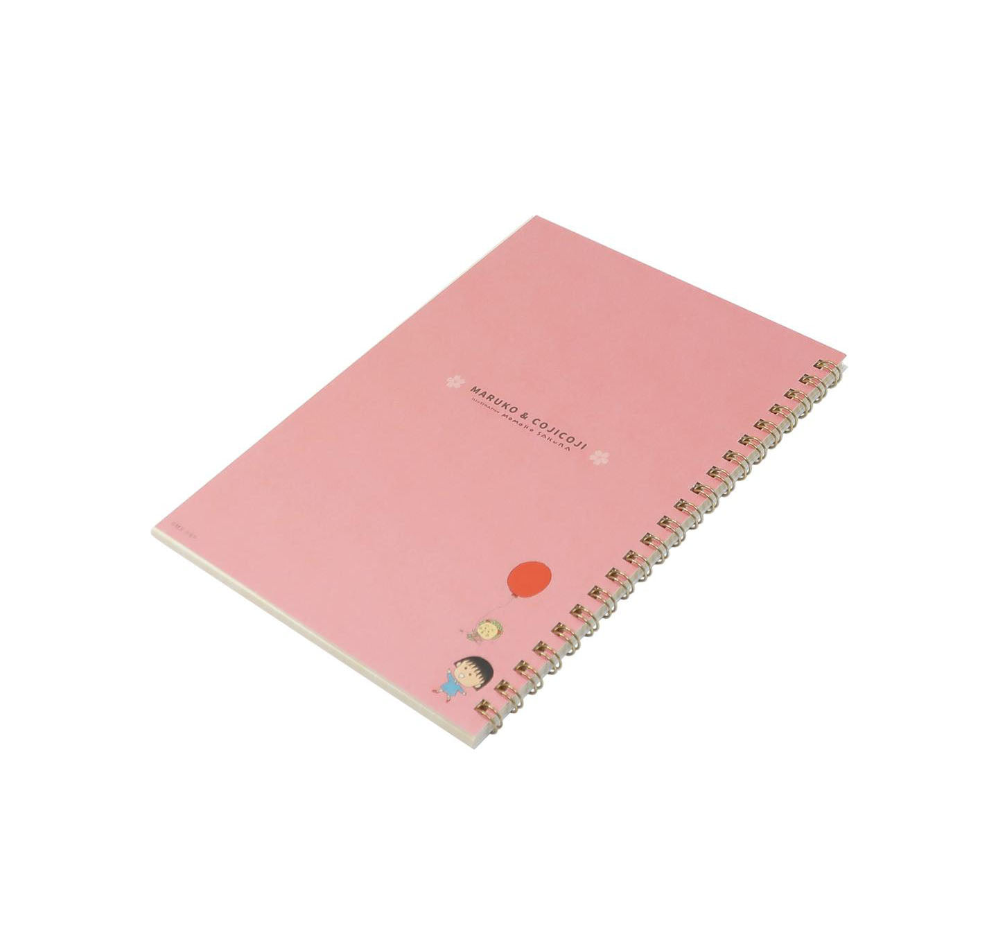 Chibi Maruko-Chan A5 Ring Notebook - Maruko and CojiCoji