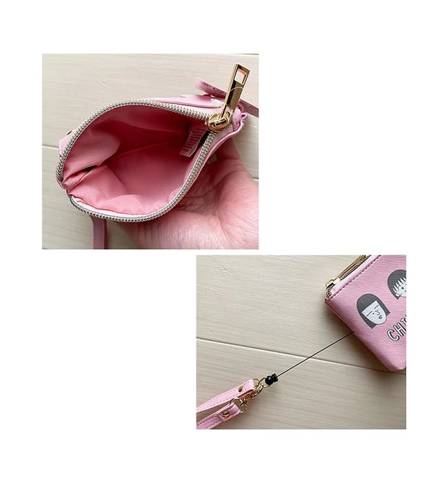 Chibi Maruko-chan Face Pass Case with Reel