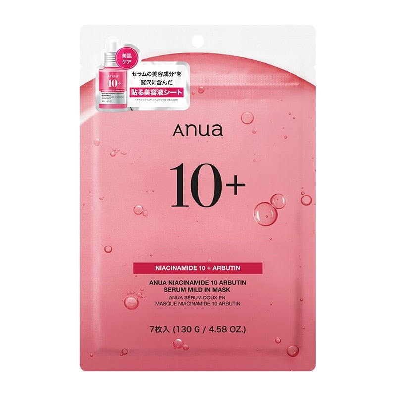 Anua Niacin 10 Arbutin Serum Mask 7 Pieces
