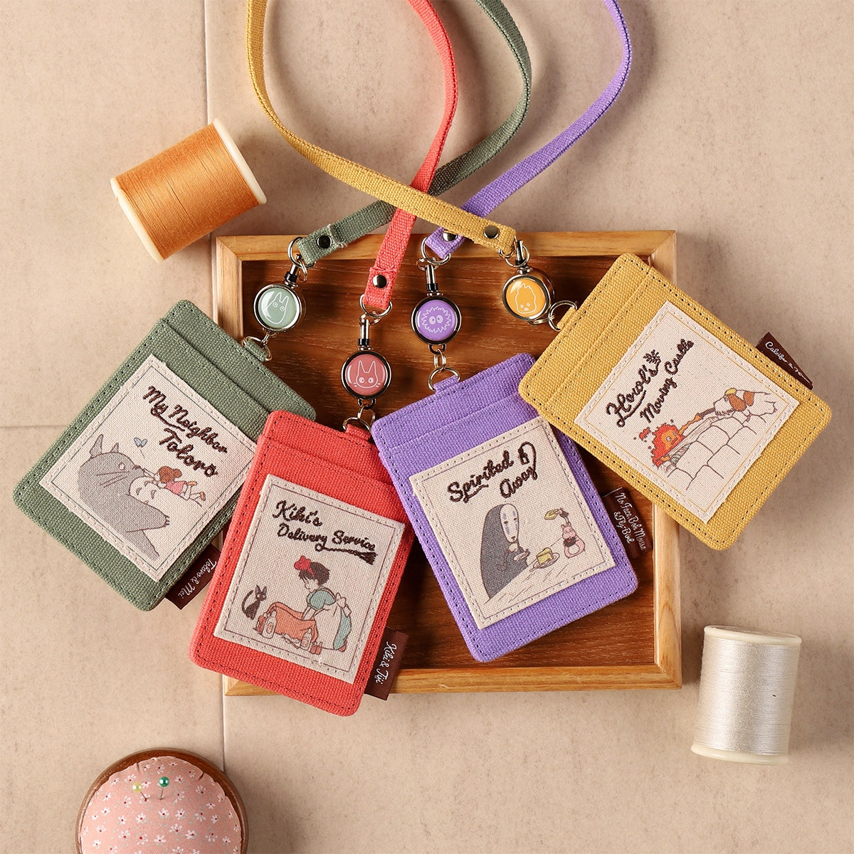 Ghibli Characters Reel Pass Case
