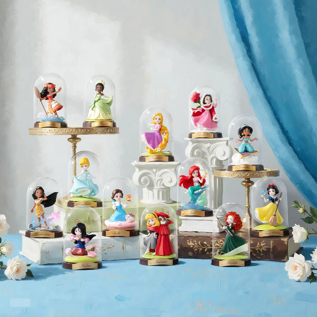 POP MART Disney Princess Create Your World Series Figures Blind Box