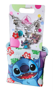 Stitch & Angel Bracelet & Pouch