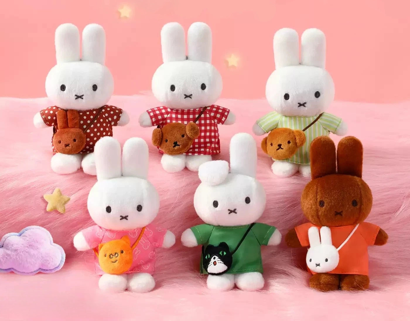 Miffy Travel Series Plush Keychains Blind Box