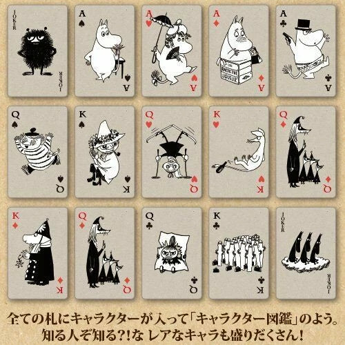 The moomin valley playing cards