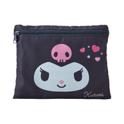 Kuromi Face-shaped Folding Boston Bag
